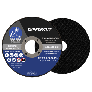DISCO DE CORTE 115X1.0X22.23 UPPERCUT WWSOLDAS