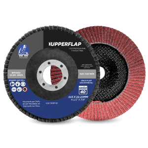 DISCO DE CORTE 115X22 GR 40 UPPERFLAP ALUMÍNIO WWSOLDAS