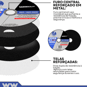 DISCO DE CORTE 178X1.0X22.23 CORECUT WWSOLDAS